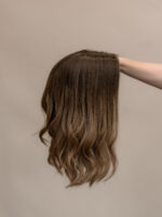 Cooper 16" | Brunette Human Hair Lace Topper - Image 5