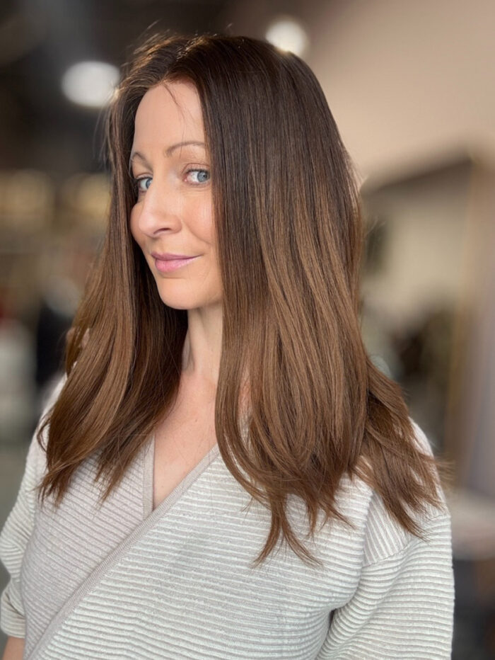 Persia 18" | Brunette Human Hair Wig - Image 6