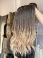 Zelda 14" | Brunette Human Hair Lace Topper - Image 6