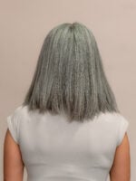 Misty 12" | Grey Human Hair Wig - Image 6