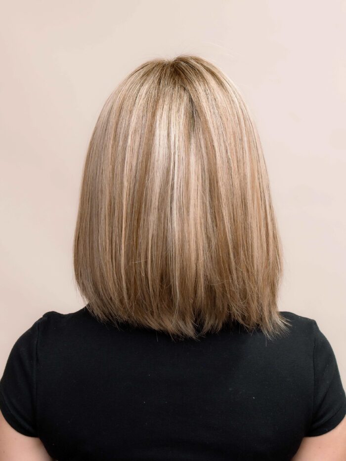 Rose 12" |  Brunette Human Hair Wig - Image 3