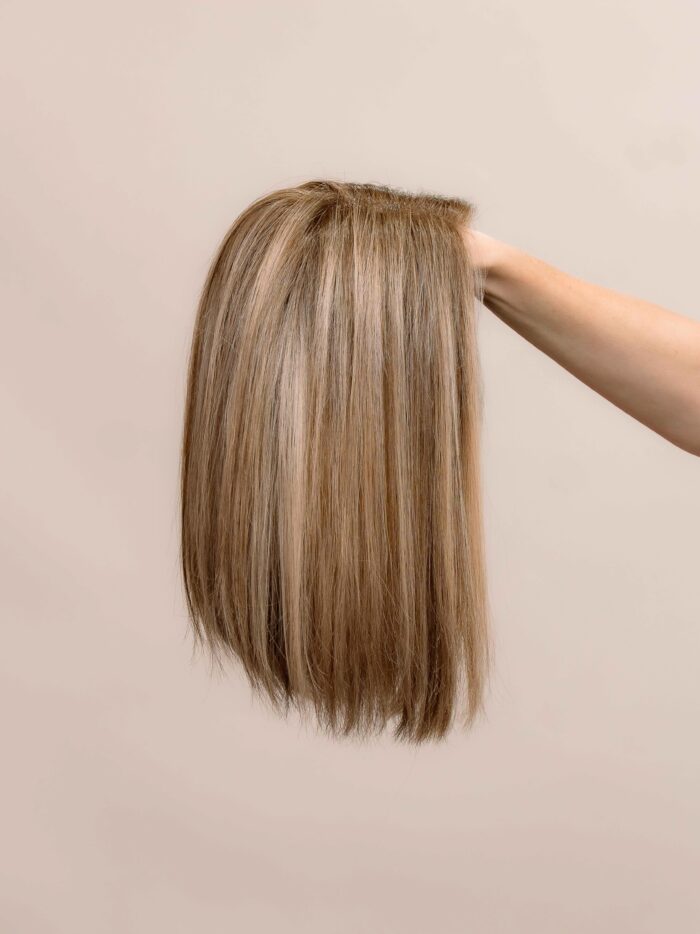 Rose 12" |  Brunette Human Hair Wig - Image 4