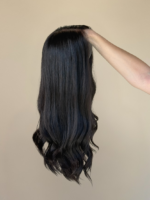 Onyx 20" | Black Human Hair Wig - Image 9