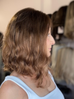 Cinnamon 12″ | Brunette Wavy Human Hair Wig - Image 6