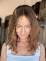 Cinnamon 12″ | Brunette Wavy Human Hair Wig - Image 5