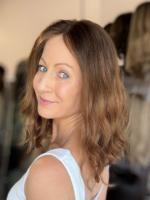 Cinnamon 12″ | Brunette Wavy Human Hair Wig - Image 3