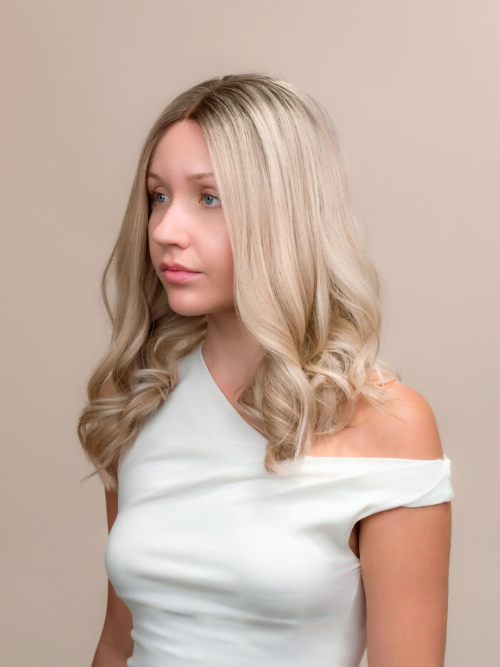 Chloe 18" | Blonde Human Hair Wig - Image 2