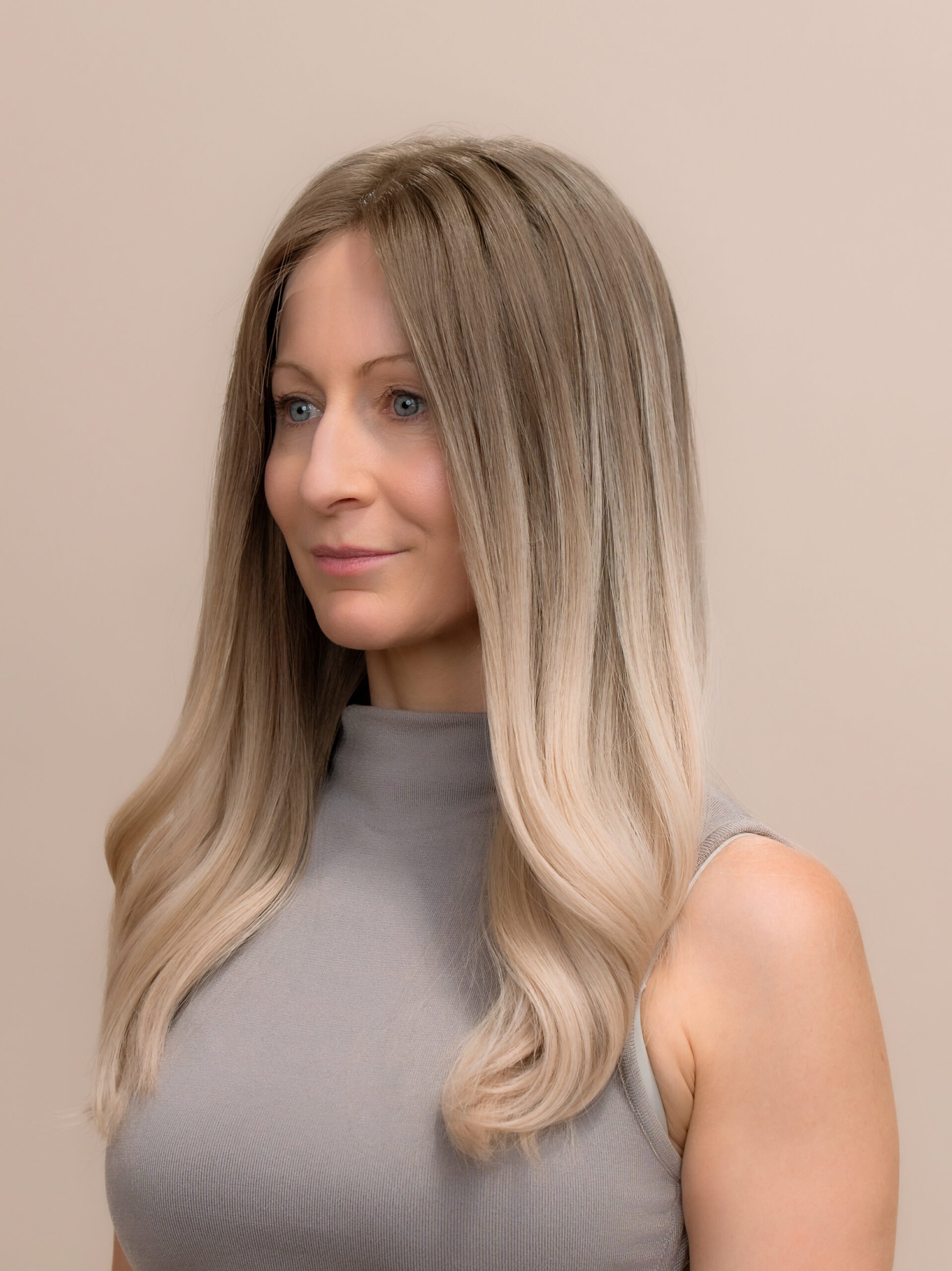 DNZ01717 Sandy 20" | Blonde Human Hair Wig - Image 2