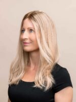 Honey 18" | Blonde Human Hair Silk Topper - Image 3