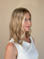 Gisele 16" | Blonde Human Hair Lace Topper - Image 4