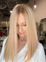 Honey 16" | Blonde Human Hair Wig - Image 3