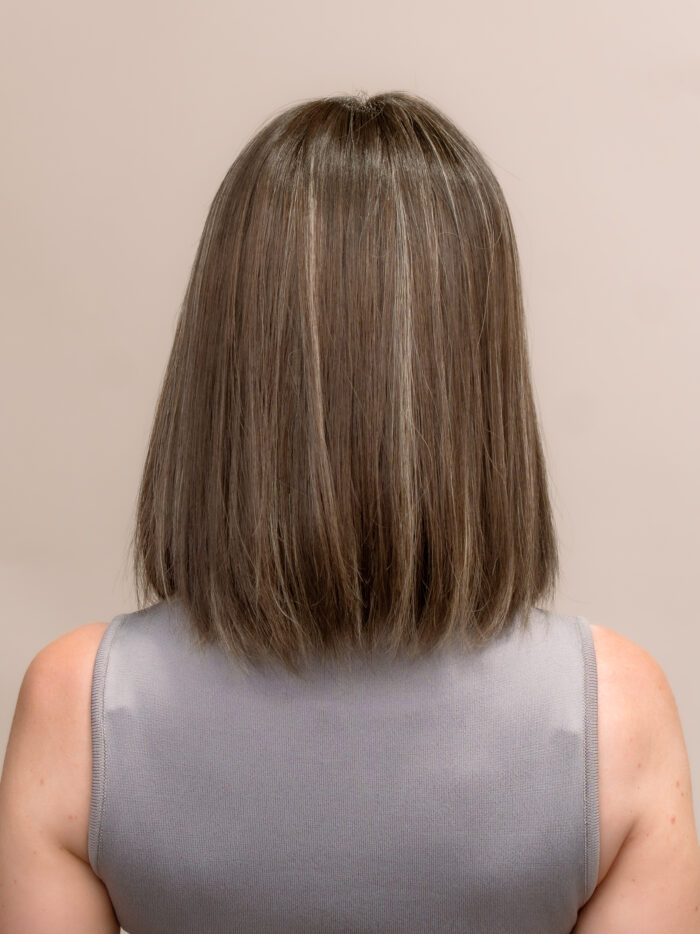 Anastasia 12" | Brunette Human Hair Wig - Image 3