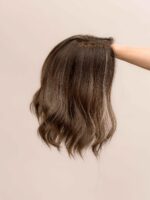 Anastasia 12" | Brunette Human Hair Lace Topper - Image 5