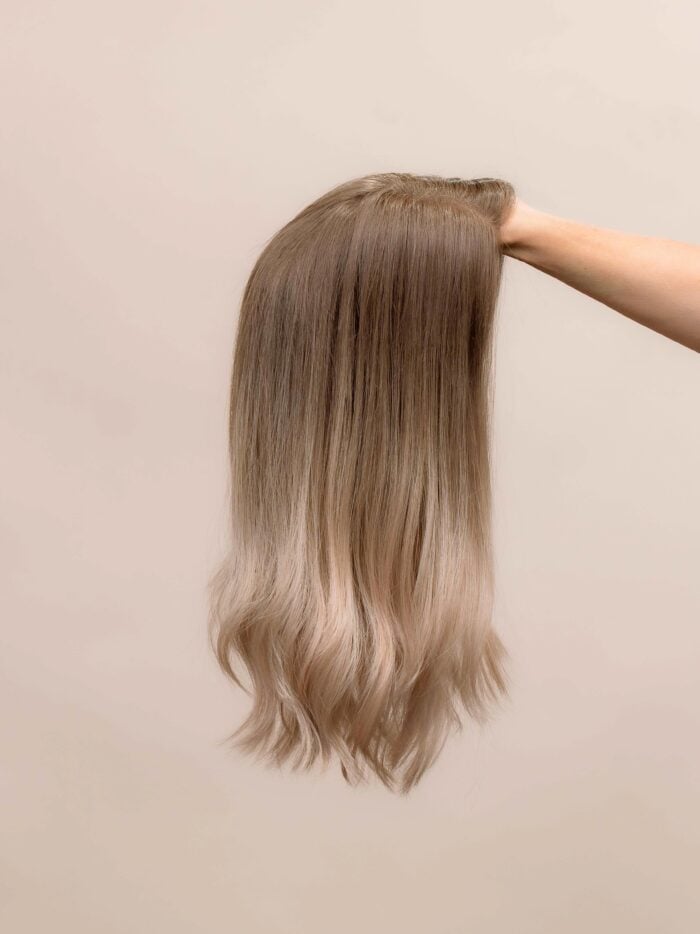 Taylor 18″ | Brunette Human Hair Lace Topper - Image 4