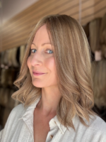 Pandora 14" | Blonde Human Hair Silk Topper - Image 3