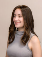 Mocha 18" | Fully Hand Tied Human Hair Wig - Image 4
