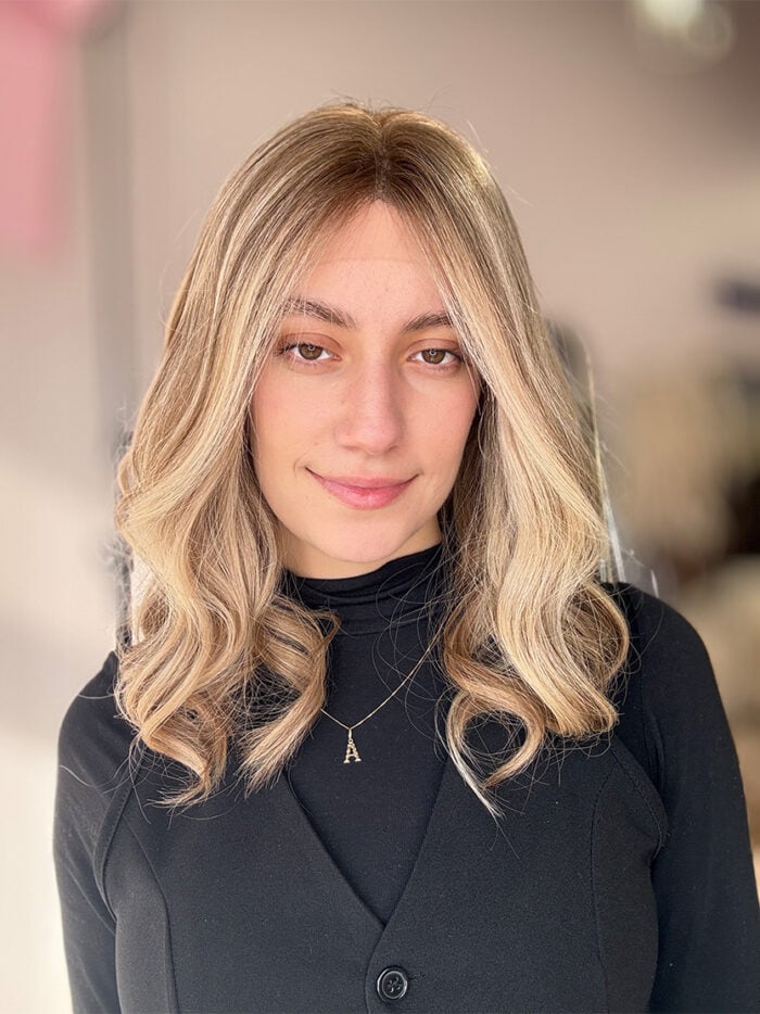Rose 18" | Fully Hand Tied Human Hair Wig - Image 2