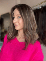 Anastasia 16" | Brunette Human Hair Wig - Image 4