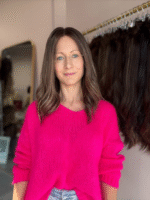 Anastasia 16" | Brunette Human Hair Wig - Image 3