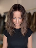 Ava 14" | Wavy Brunette Human Hair Wig - Image 3