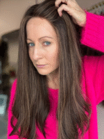 Chantal 20" | Brunette Human Hair Wig - Image 2