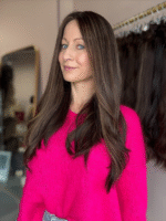Chantal 20" | Brunette Human Hair Wig - Image 5
