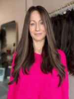Chantal 20" | Brunette Human Hair Wig