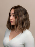 Ava 14" | Wavy Brunette Human Hair Wig - Image 3