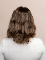 Ava 14" | Wavy Brunette Human Hair Wig - Image 4