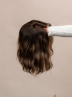 Ava 14" | Wavy Brunette Human Hair Wig - Image 5