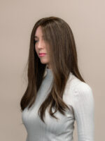 Chantal 20" | Brunette Human Hair Wig - Image 3