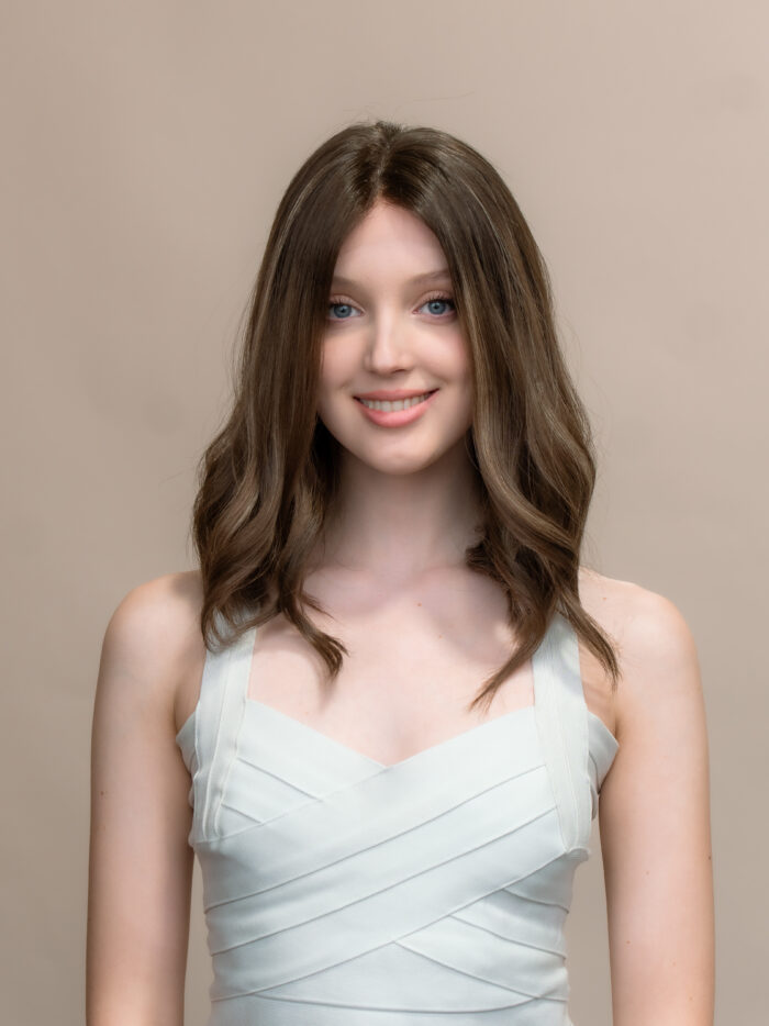 Anastasia 16" | Brunette Human Hair Wig - Image 1