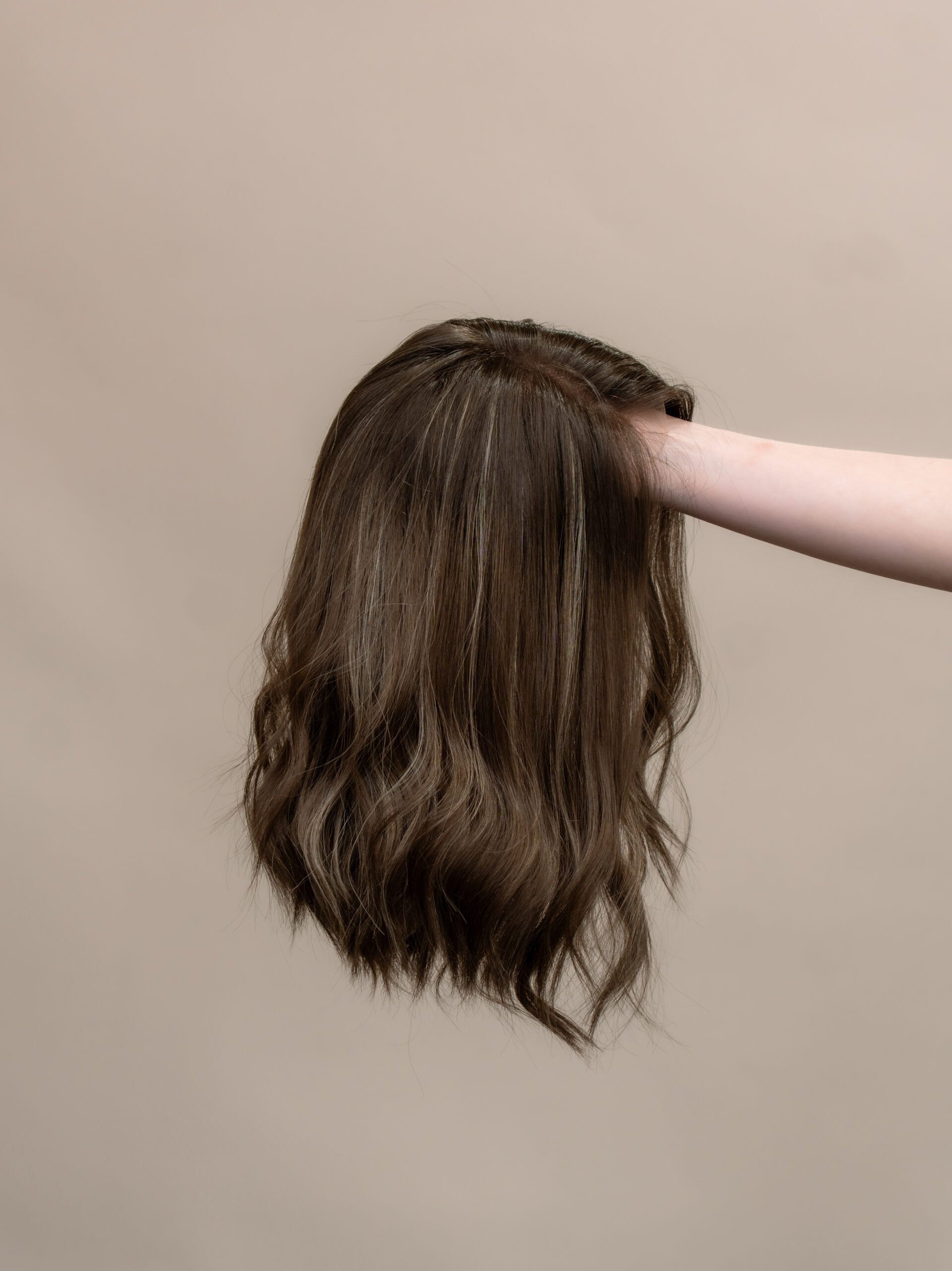 DNZ01994v2 Anastasia 16" | Brunette Human Hair Wig - Image 4