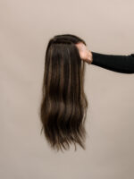 Sienna 20" | Brunette Human Hair Wig - Image 5