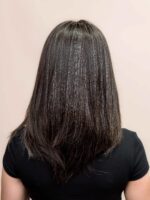 Raven 16" | Grey Human Hair Wig - Image 4