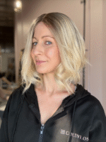 Dia 12" | Blonde Human Hair Lace Topper - Image 4