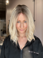 Dia 12" | Blonde Human Hair Lace Topper - Image 2