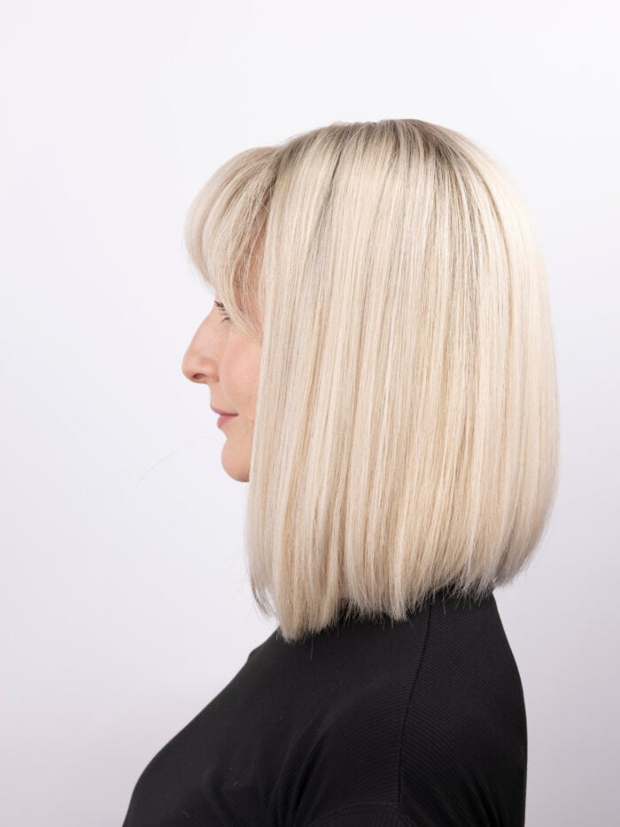 Minx With Bangs 12" | Blonde Human Hair Wig - Image 4
