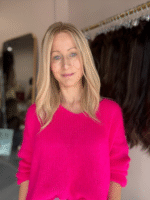 Honey 16" | Fully Hand Tied Human Hair Wig - Image 2