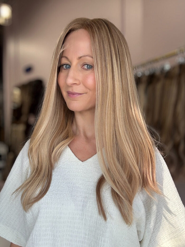 Ivy 18" |  Blonde Human Hair Wig - Image 4