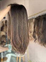Lexie 20" | Brunette Human Hair Wig - Image 9