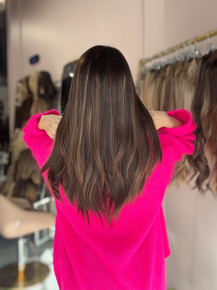 Lexie 20" | Brunette Human Hair Wig - Image 3