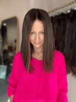 Lexie 16" | Brunette Human Hair Wig - Image 5