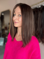 Lexie 16" | Brunette Human Hair Wig - Image 3