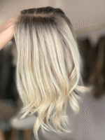Minx 12″ | Blonde Human Hair Lace Topper - Image 5