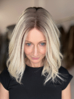 Minx 12″ | Blonde Human Hair Lace Topper - Image 4