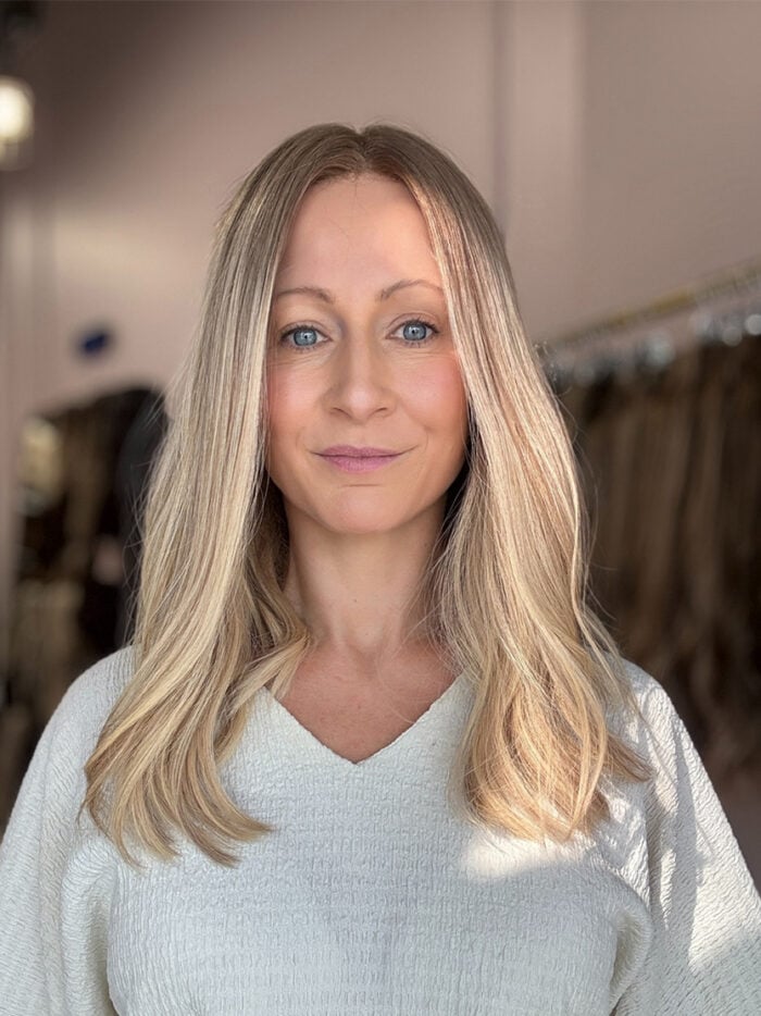 Pearl 16" | Blonde Human Hair Wig - Image 1