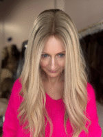 Portia 20" | Blonde Human Hair Lace Topper - Image 3