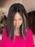 Raven 16" | Grey Human Hair Wig - Image 5