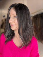 Raven 16" | Grey Human Hair Wig - Image 7